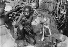 CAMEROUN Enfants Et Chiens à Péténé édition Tissot  YAOUNDE     (Scan R/V) N° 10 \MP7170 - Cameroon