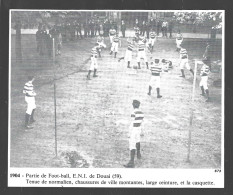 1986  --  PARTIE DE FOOTBALL A L ENI DE DOUAI EN 1904 . 4B081 - Ohne Zuordnung