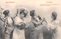 Mode Femme 1904 La Colère édition Carte Photo  (Scan R/V) N° 8 \MP7173 - Mode