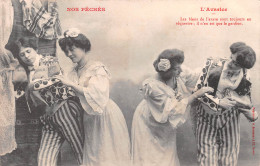 Mode Femme 1904 L'avarie   édition Carte Photo  (Scan R/V) N° 10 \MP7173 - Moda
