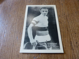 BC29-16 Carte Photo Cyclisme Joseph Scherens Champion Du Monde 1932 1933 Né Werchter 1909 Leuven 1986 - Radsport