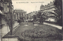 *CPA Précurseur - 34 - MONTPELLIER - Square De La Comédie - Animée - Montpellier
