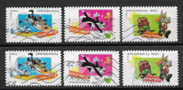 France 2009 Oblitéré Autoadhésif   N° 268 - 269 - 270  ( 2 Exemplaires )   Personnages  Looney Tunes - Used Stamps