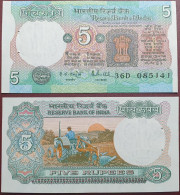 India 5 Rupees, 1985 P-80n - India