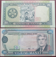 Turkmenistan 20 Manat, 1995 P-4b - Turkménistan