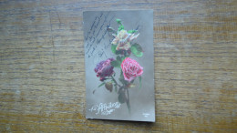 Ancienne Carte , Roses - Bloemen