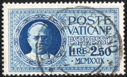 Vatican 1929 2.50 L 1 Value Cancelled - Nuevos