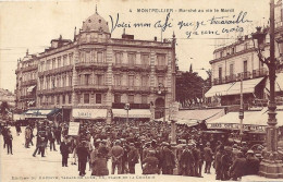 *CPA - 34 - MONTPELLIER - Marché Au Vin Le Mardi - Montpellier