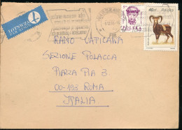 °°° POLAND - LETTER FROM WARSZAWA TO VATICAN RADIO ROME 1986 °°° - Lettres & Documents
