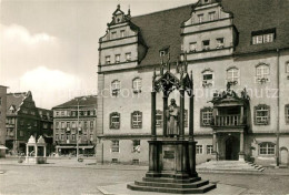 73293885 Wittenberg Lutherstadt Luther-Denkmal Markt Rathaus Brunnen Wittenberg  - Wittenberg