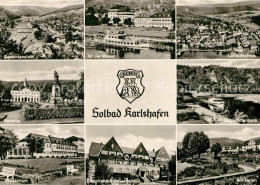 73293864 Bad Karlshafen Fliegeraufnahme Weser Hugenottenturm Sanatorium Eisenbah - Bad Karlshafen
