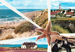 73293718 Insel Sylt Duenen Strand Ortsmotiv Mit Leuchtturm Friesenhaus Seehunde  - Other & Unclassified