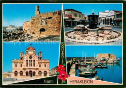 73293698 Heraklion Iraklio Festung Gebaeude Brunnen Hafen Heraklion Iraklio - Griechenland