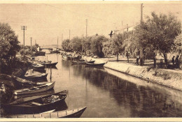 *CPA  - 34 - PALAVAS LES FLOTS - La Canalette, Au Fond Maguelone - Palavas Les Flots