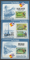 Spain 1982 Football Soccer World Cup Set Of 14 Vignettes With Stadiums MNH - 1982 – Spain