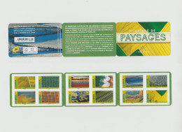 France 2021 Carnet Non Plié 12 Timbres Yvert Et Tellier N° BC 1942 Mosaïque De Paysages - Commémoratifs