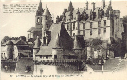 *CPA  - 37 - LOCHES - Le Chateau Royal Et La Porte Des Cordeliers - Loches