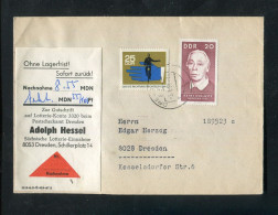 "DDR" 1968, Nachnahmebrief Ortsverkehr Dresden (R1215) - Briefe U. Dokumente