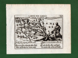 ST-UK CARLISLE 1678~ Carlile In Anglia Daniel Meisner CORVUS NON ALBESCIT - Prenten & Gravure