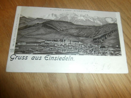 Gruss Aus Einsiedeln , 1901 , Kloster , Alte Ansichtskarte , Postkarte !!! - Einsiedeln