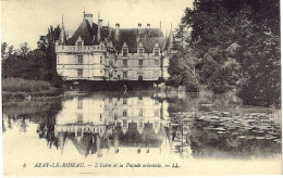 *CPA  - 37 - AZAY LE RIDEAU - Le Château - L'Indre Et La Façade Orientale - Azay-le-Rideau