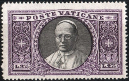 Vatican 1933 2,75L 1 Value MH - Nuovi