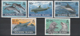 Solomon Islands 1994  Dolphins  Set  MNH - Dolfijnen