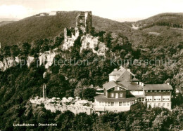 73293195 Koenigswinter Fliegeraufnahme Drachenfels Hotel Restaurant Koenigswinte - Königswinter