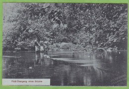 RARE CPA KAMERUN Fluß Übergang Ohne Brücke Cameroun Allemand - Camerún