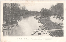 CPA "LE TOUR DE MARNE"  (VAL DE MARNE)  VUE PRISE DU PONT DE CHAMPIGNY - Champigny Sur Marne