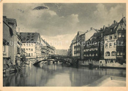 73293127 Nuernberg Altstadt Fleischbruecke Ueber Pegnitz  Nuernberg - Nuernberg