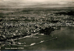 73292887 Konstanz Bodensee Fliegeraufnahme Mit See Und Hafen Konstanz Bodensee - Konstanz