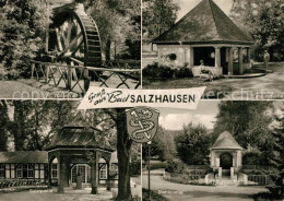 73292860 Bad Salzhausen Wasserrad Lithiumquelle Stahlquelle Salzquelle Bad Salzh - Altri & Non Classificati