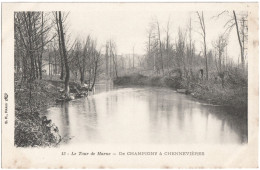 CPA "LE TOUR DE MARNE"  (VAL DE MARNE)  DE CHAMPIGNY À CHENNEVIÈRES - Champigny Sur Marne