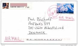 80c Mount McKinley Solo Cover Abroad - November 6, 2001 Olney MD 20832 - 3c. 1961-... Lettres