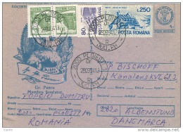 Uprated Stationery Postcard Abroad - 28 September 1994 Ploiesti - Postal Stationery