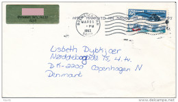 50c 1961 Antarctic Treaty Solo Cover Abroad- March 25, 1993 Brewster MN 56119 - 3c. 1961-... Covers