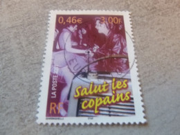 La Radio - Salut Les Copains - Communication - 3f. (0.46 €) - Yt 3375 - Multicolore - Oblitéré - Année 2001 - - Usados