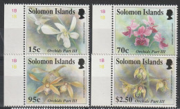 Solomon Islands 1992  Orchids  Set  MNH - Orchideeën