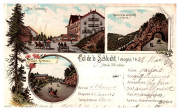 Carte "Gruss" La Schlucht - Dessins Multivues - Andere & Zonder Classificatie