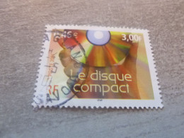 Le Disque Compact - Communication - 3f. (0.46 €) - Yt 3376 - Multicolore - Oblitéré - Année 2001 - - Used Stamps