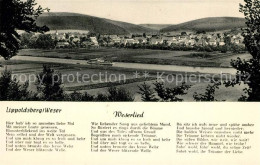 73292517 Lippoldsberg Panorama Weserlied Lippoldsberg - Other & Unclassified