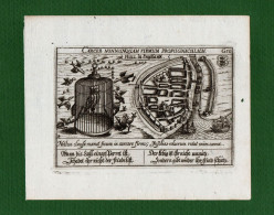 ST-UK HULL In Engelland 1630~ Daniel Meisner CARCER NONNUNQUAM FIRMUM PROPUGNACULUM - Prints & Engravings