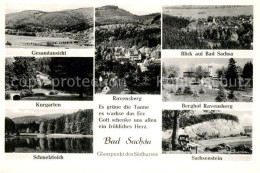 73292456 Bad Sachsa Harz Panorama Ravensberg Ortsblick Kurgarten Schmelzteich Be - Bad Sachsa