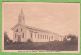 RARE CPA KAMERUN Kirche Der Kathol. Mission ( Pallottiner ) Marienberg Cameroun Allemand - Kamerun