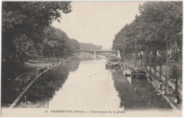 CPA DE CHARENTON  (VAL DE MARNE)  L'OUVERTURE DE LA PÊCHE - Charenton Le Pont