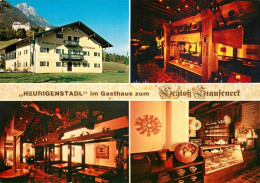 73291657 Piding Heurigenstadl Gasthaus Zum Schloss Staufeneck Piding - Autres & Non Classés