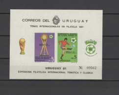 Uruguay 1981 Football Soccer World Cup S/s Imperf. MNH - 1982 – Espagne