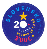 Slovakia - 2024 - 20th Anniversary Of Slovakia Entry Into The EU - Mint Self-adhesive Stamp - Ongebruikt