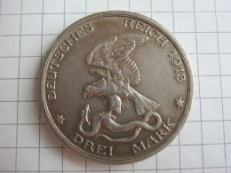 Prussia 3 Mark 1913 - 2, 3 & 5 Mark Plata